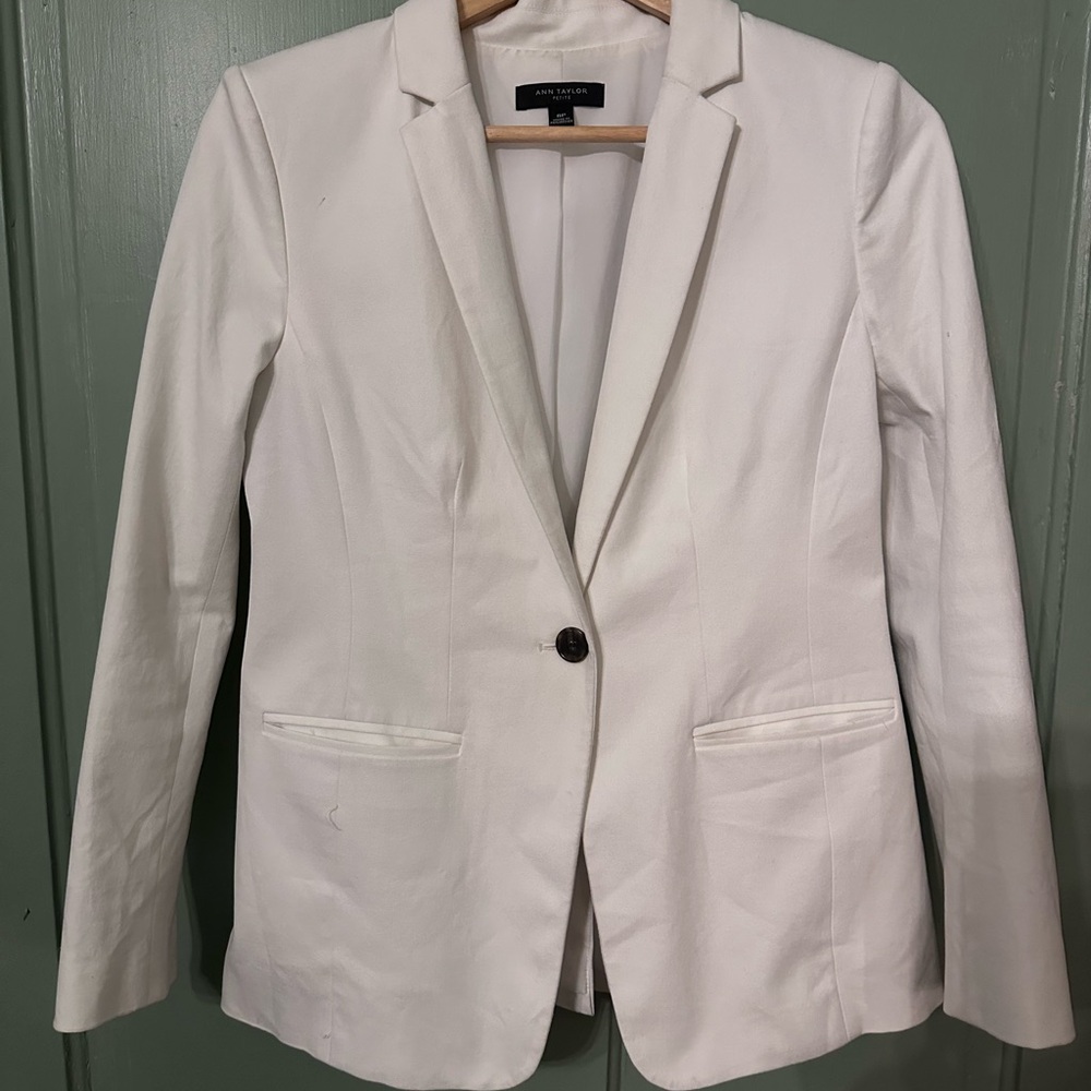 Blazer Anny Taylor linen white